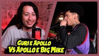 (ESPETÁCULO!!!) GURI E APOLLO x BIG MIKE E KROY | SEMIFINAL | #BDN185|  REACT DO MORENO
