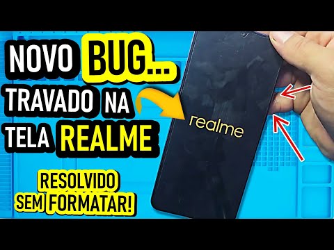 Celular REALME travado na tela INICIAL? TRAVADO NA LOGO REALME? Solução Simples!