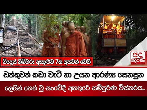 ඩක්කුවක් කඩා වැටී නා උයන ආරණ්‍ය සෙනසුන ලෙයින් තෙත් වූ සංවේදී අනතුරේ සම්පූර්ණ විස්තරය...