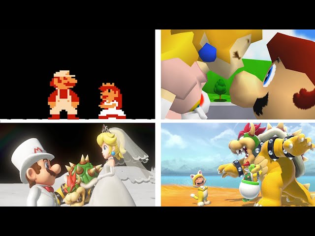 Evolution of Super Mario Endings (1985 - 2021)