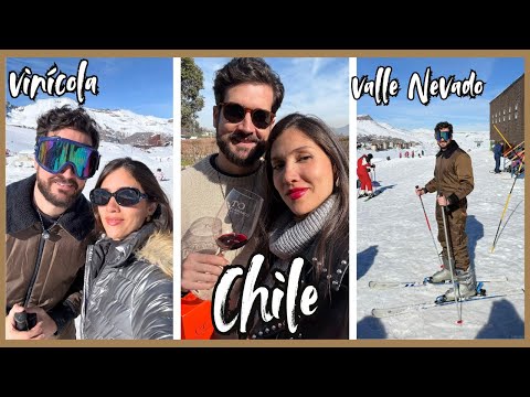 VLOGÃO no CHILE #1 l ESQUIANDO no VALLE NEVADO e VINÍCULA mais FAMOSA, CONCHA y TORO vale a pena?