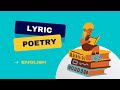 Types and Themes of Poetry