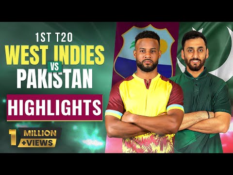 Saim Ayub stars in the opener! | West Indies vs Pakistan | 1st T20 | Full Match Highlights | tapmad