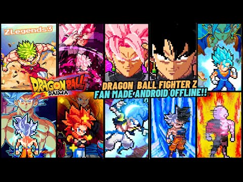 UPDATE TERBARU!! Dragon Ball Fighter Z Fan Made Pixel Mobile - Android OFFLINE (Z Legends 3)🔥💯