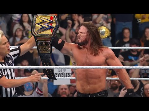 John Cena Vs Aj Styles Undisputed Championship Match WWE Clash in Paris 2025 Highlights 