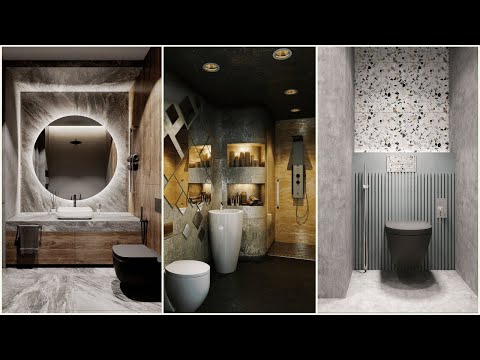 Top 200+ Bathroom Floor Tiles and Wall Tiles Design Contrasting Ideas | Bathroom Tile Designs 2025