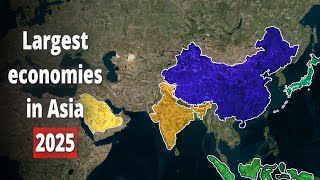 Largest Asian economies in 2025