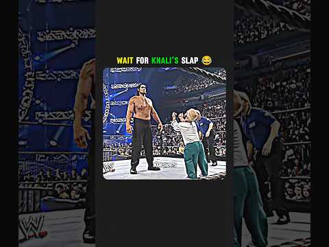 The Great Khali's Slap was Too Awesome #shorts #funnyshorts