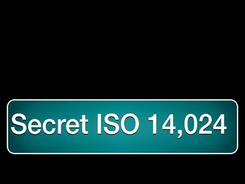 Secret ISO 14,024 changes photography.