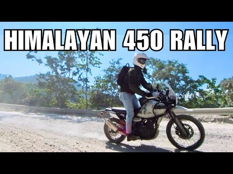 Himalayan 450 Rally With Reise TrailR 50:50 Tyres On Narrow Mountain Roads