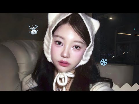 겨울 감성 가득 첫눈 메이크업❄️☃️