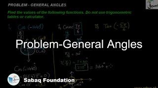 Problem-General Angles