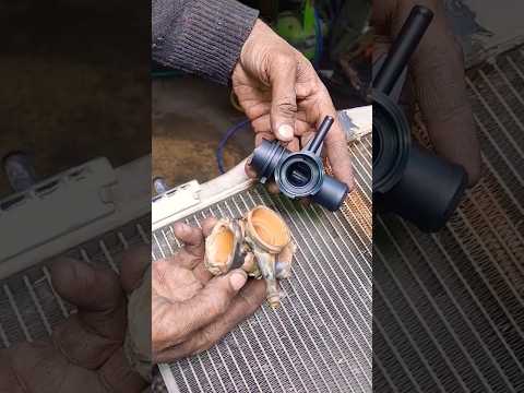 Toyota Cami jeep Radiator Cap repairing #youtubeshorts #carradiator #radiator