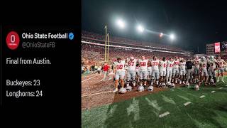 What a choke job! #1 Ohio State Buckeyes vs #4 Texas Longhorns Week 2 Game Recap