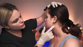 ASMR Skin Analysis | Real Person With My Daughter