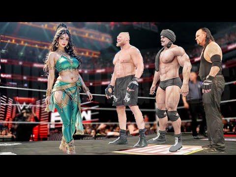 Sony vs Dara Singh Brock Lesnar Undertaker Match