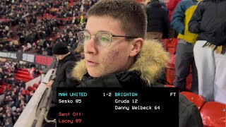 FA CUP EXIT! | Man Utd vs Brighton | Match Vlog - Old Trafford | 11.01.2026 - 3rd Round