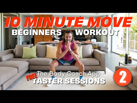 10 Minute Move Beginner Workout 2 | The Body Coach App Taster Sessions