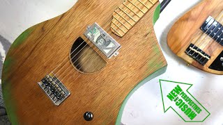 Adding a Piezo to the Hybrid Closet Door Acoustic Guitar