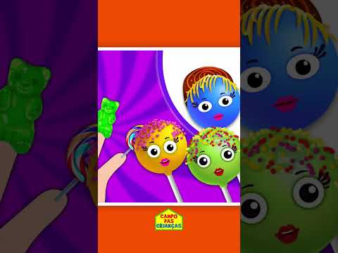 Família de dedo de pirulito | música infantil #shorts #campodascriancas #fingerfamilyrhymes