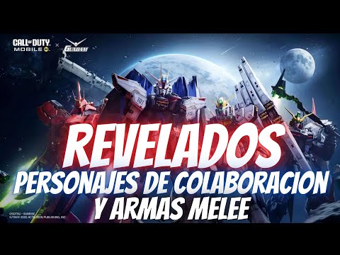 REVELADOS!! 4 PERSONAJES de COLABORACION y 3 ARMAS MELEE! Gundam Temporada 6 | COD Mobile | Rido
