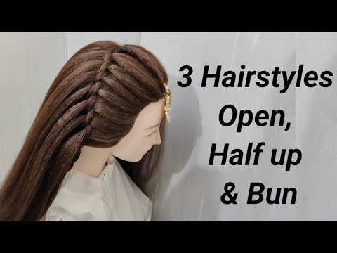 Bun Hairstyle with layers in easy way | Wedding Hairstyle | Hairstyles