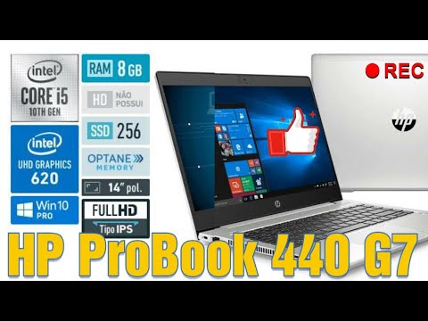 (PORTUGUESE) HP Probook 440 G7 Unboxing e Primeiras Impressões Com INTEL CORE i5 e AMD Ryzen 5 4500U Diferenças