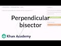 Constructing Perpendicular Bisectors