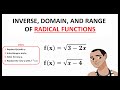 Inverse Functions and Domain Determination