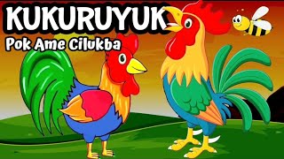 Lagu Anak Kukuruyuk- Pok Ame-Ame Cilukba Terbaru - Ayam Berkokok