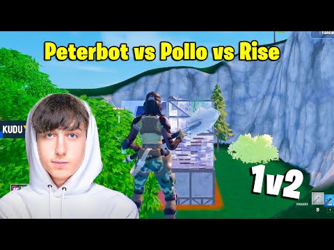 Peterbot 1v2 vs Pollo & Rise Clutch Buildfights!