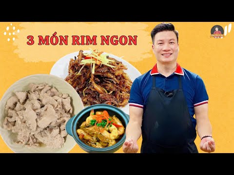 Bí quyết làm 3 món rim chuẩn ngon – sánh đậm, thấm vị, cả nhà mê tít | Cùng Cháu Vào Bếp