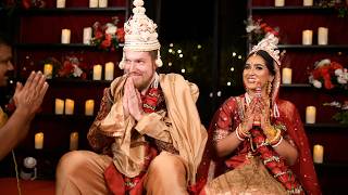 American charm meets Bengali tradition | When cultures meet, magic happens | Nolan & Eshna | 4K |