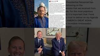 Donald Trump’s Close Aide Sergio Gor in India | अमेरिका-भारत डिप्लोमैसी Update#USIndiaRelations