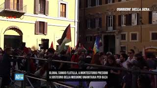 Global Sumud Flotilla, a Montecitorio presidio a sostegno della missione umanitaria per Gaza