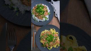 Kyckling Teriyaki Stroganoff 🥘 Som går att servera med både Ris och Pasta 🤝