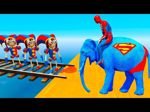 SPIDERMAN CARS Racing Challenge on Parkour Rampa ! SUPERHERO HULK Iron Man Goku Race Car GTA 5 MODS