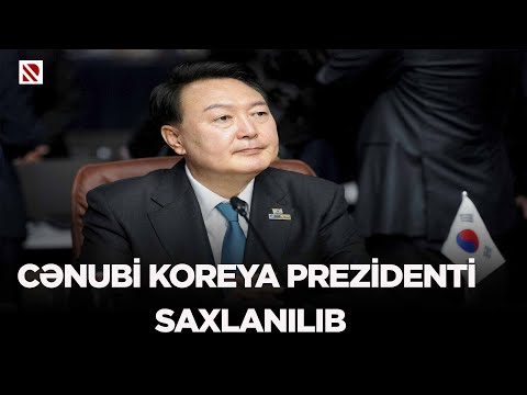 Cənubi Koreya prezidenti saxlanılıb