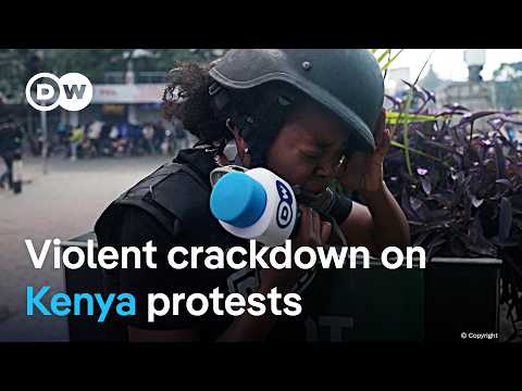 YouTube video thumbnail: At Least 8 Killed in Antigovernment Protests in Kenya