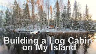 Making Sure My Log Cabin Doesn't Move This Winter...