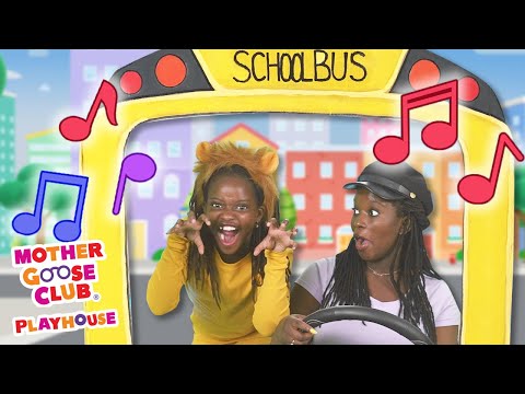 The Wheels on the Bus with Animals + More | Mother Goose Club Playhouse Songs & Nursery Rhymes
