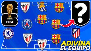 ADIVINA la SELECCIÓN DEL MUNDIAL ⚽⚡✅ ADIVINA el EQUIPO NACIONAL y el CLUB | QUIZ de FÚTBOL