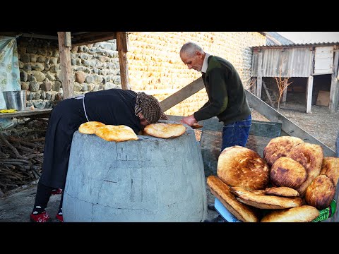 Real Tandoor Bread | Grandpa's Chicken Recipe for New Year | New Year eve