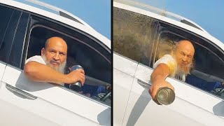 Angry Driver Gets Instant Karma