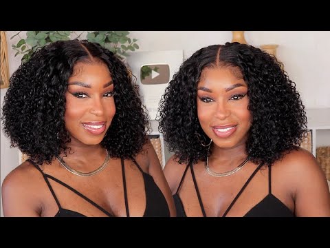 250% Density Glueless Curly Closure Wig 😍 Beginner Friendly | Wiggins Hair