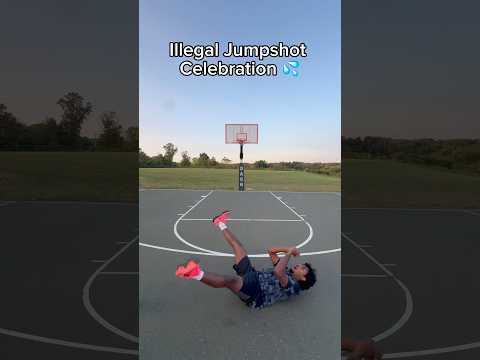Illegal Jumpshot CELEBRATIONS🤣 #nba #basketball #shorts