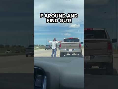 When you thought you were an Alpha #dashcam #roadrage #funny