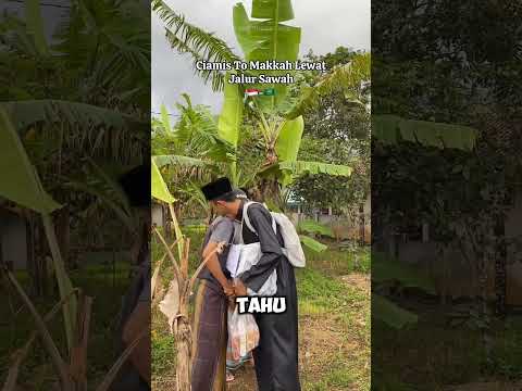 Ke Mekkah lewat Jalur Sawah😭