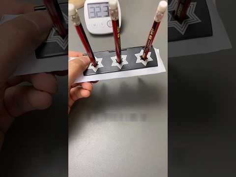 How did these three pencils go inside the box? Puzzle solve #puzzle #shorts
