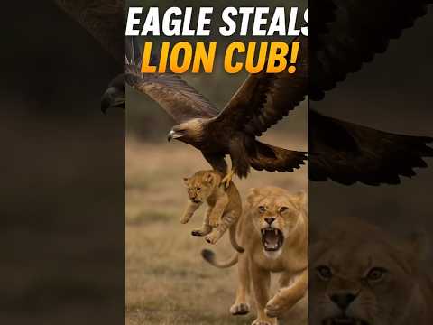 🦅 Eagle vs Lioness 🔥🔥🦁– Epic Chase in the Wild 2025|  wild animals